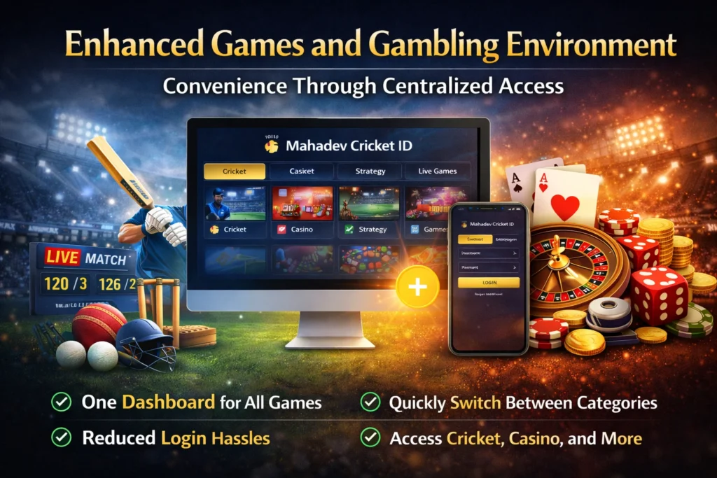 Mahadev Cricket ID registration and login process showing beginner setup for games and gambling platform