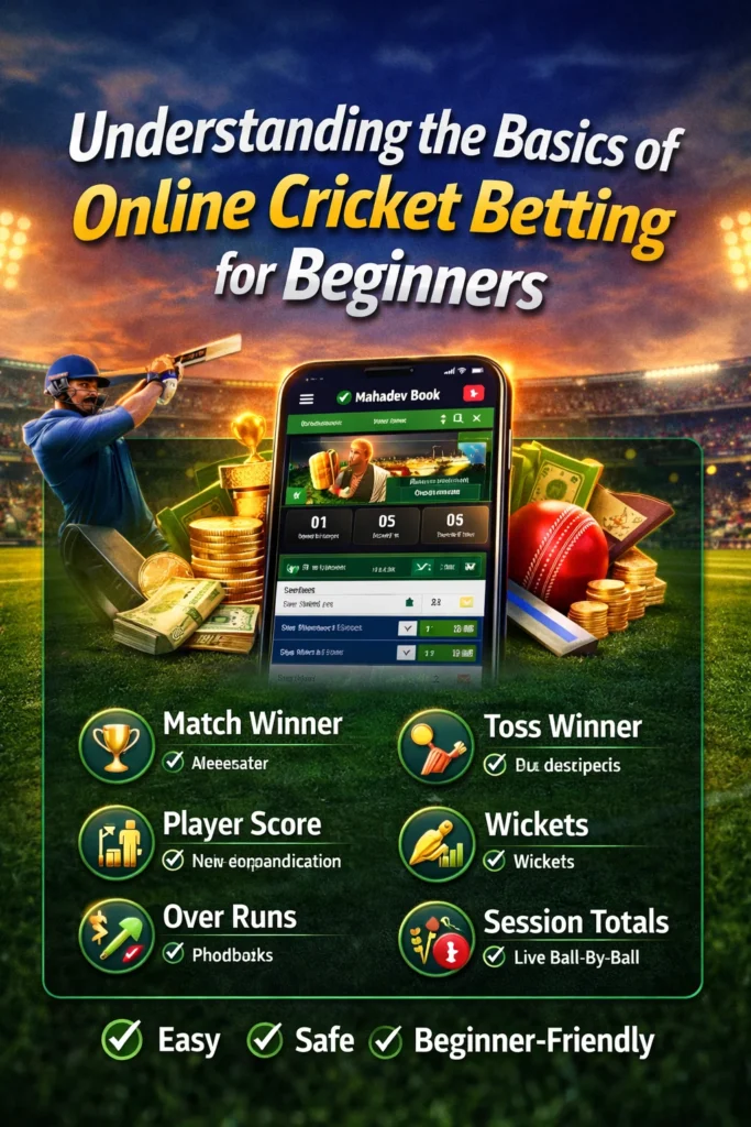 How to start Online Betting Cricket on Mahadev Book step-by-step guide