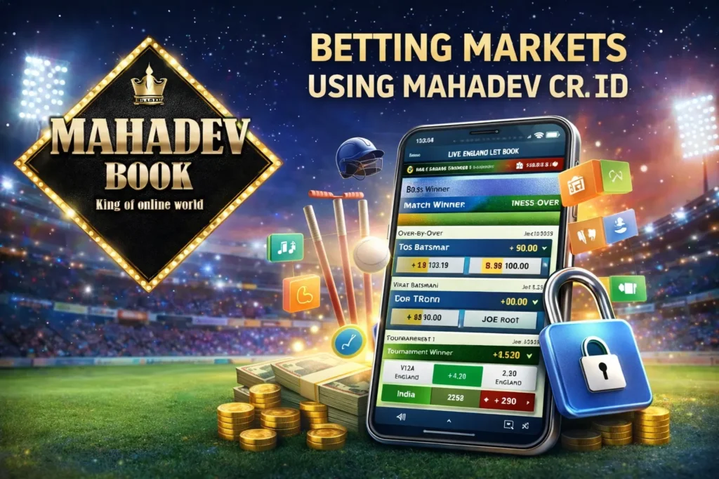 Step-by-step Mahadev Cricket ID account setup showing Best Betting ID registration for live sports betting.