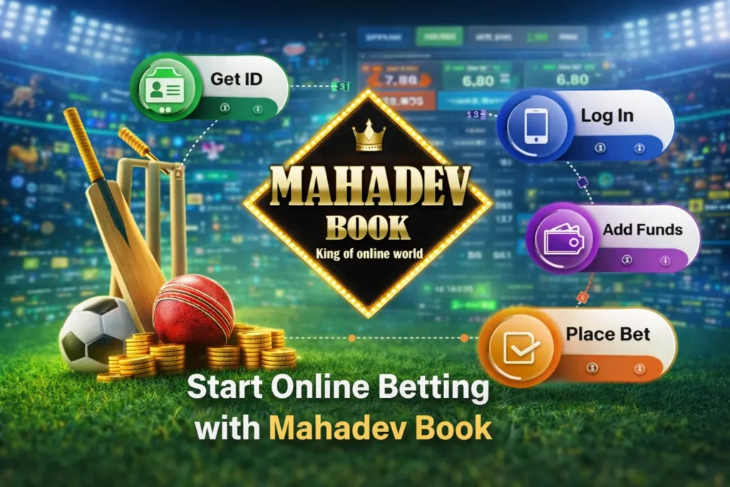 Step by step guide to start best online betting with Mahadev Book ID login and deposit