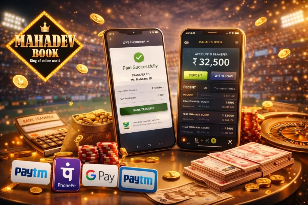 Mahadev Betting ID payment methods UPI Paytm PhonePe deposit withdrawal system