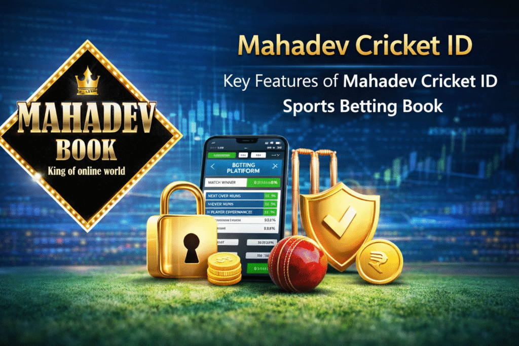Mahadev Cricket ID sports betting book features including secure betting ID and live cricket betting platform