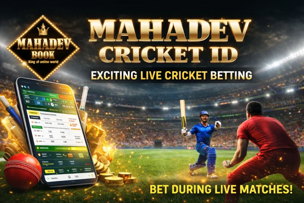 Mahadev Cricket ID live cricket betting platform with real-time match odds