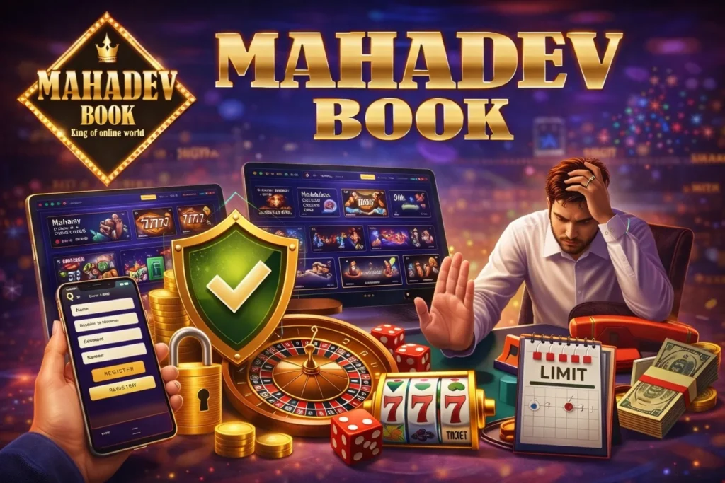 Safe online games gambling platform Mahadev Book security and responsible gaming