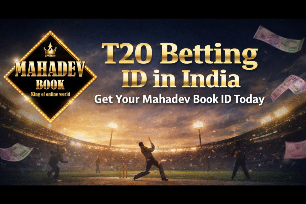 T20 Betting ID in India with Mahadev Book platform for online cricket betting