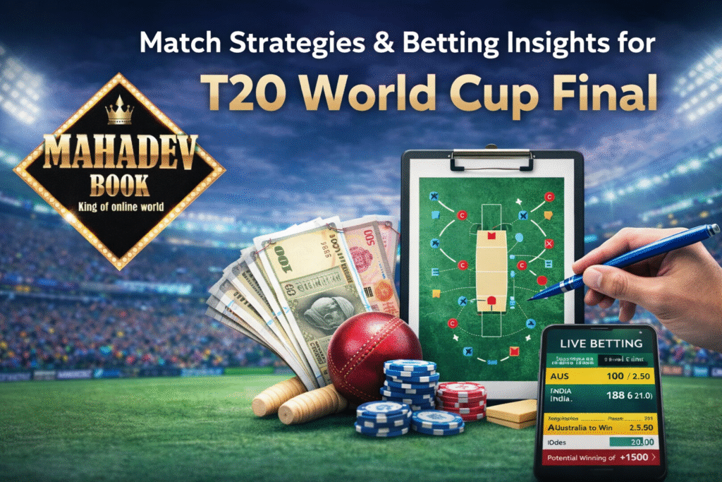 T20 World Cup Final betting tips strategy and odds analysis on Mahadev Book